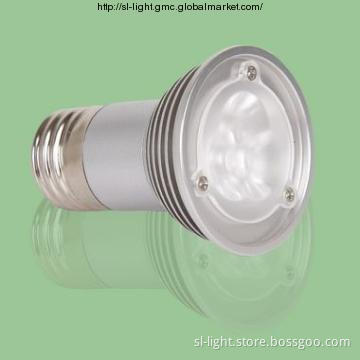 1X3W Dimmable JDR+E27 LED Spot Light
